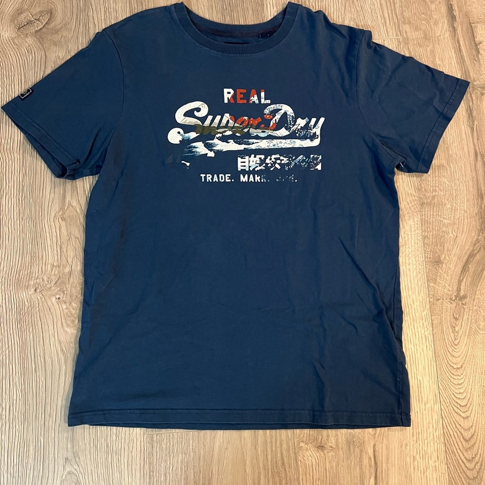 Superdry Men's Navy Blue T-Shirt